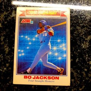 Bo Jackson Score 1990 Highlight series #420 baseball card!!